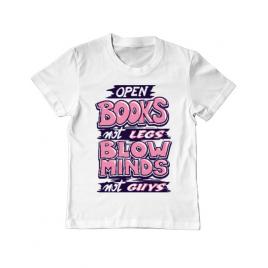 Tricou adler copil open books alb