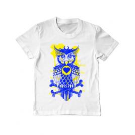 Tricou adler copil owl alb
