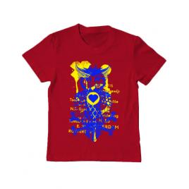 Tricou adler copil owl rosu