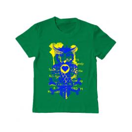 Tricou adler copil owl verde mediu