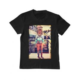 Tricou adler copil tiger head negru