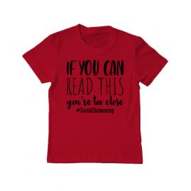 Tricou adler copil too close rosu