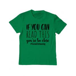 Tricou adler copil too close verde mediu