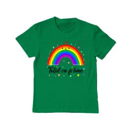 Tricou adler copil totul va fi bine verde mediu