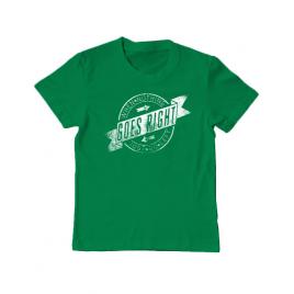 Tricou adler copil when nothing goes right verde mediu