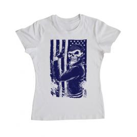 Tricou adler dama motorist alb
