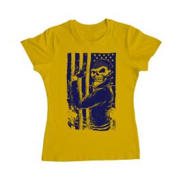 Tricou adler dama motorist galben