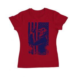 Tricou adler dama motorist rosu