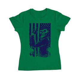 Tricou adler dama motorist verde mediu