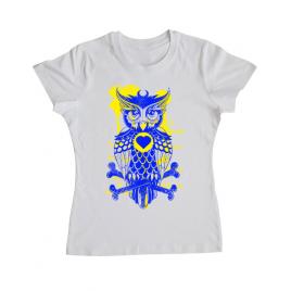 Tricou adler dama owl alb