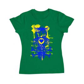 Tricou adler dama owl verde mediu