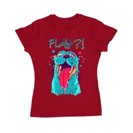 Tricou adler dama play rosu