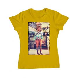 Tricou adler dama tiger head galben