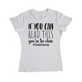 Tricou adler dama too close alb
