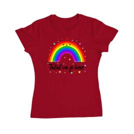 Tricou adler dama totul va fi bine rosu