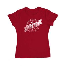 Tricou adler dama when nothing goes right rosu