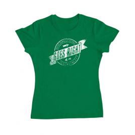 Tricou adler dama when nothing goes right verde mediu