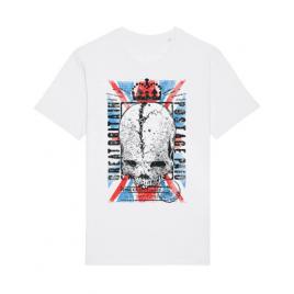 Tricou stanley stella barbat great  britain post alb