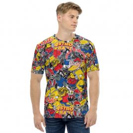 Tricou barbati all over no bad days