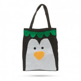 Sacoşă pentru cadouri - model pinguin - 55966B