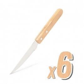 Set de cuțite cu mâner de lemn - 6 piese - 56306B