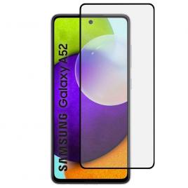 Folie Sticla Full Cover Premium pentru Samsung Galaxy A52 4G / A52 5G 5D Full Glue Negru