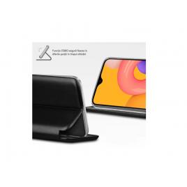 Husa Flip cover magnetic compatibila cu Samsung Galaxy A12 Negru