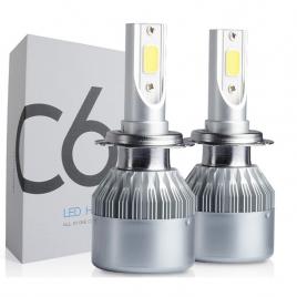 SET BECURI AUTO C6 H7 7600 LUMENI 36 W