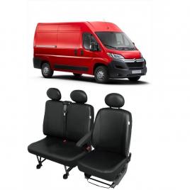 Huse Scaune din piele Citroen Jumper 3 locuri (2+1) 2015-2019