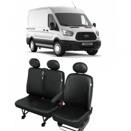 Huse Scaune din piele Ford Transit 3 locuri (2+1) 2015-2021