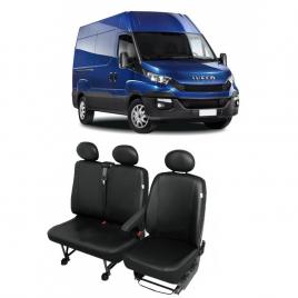 Huse Scaune din piele Iveco Daily 3 locuri (2+1) 2014-2019