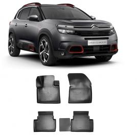 SET COVORASE AUTO CAUCIUC  CITROEN C5 AIRCROSS 3D (2018-2020) - 5 PCS