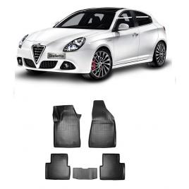 Set covorase auto dedicate ALFA ROMEO GIULIETTA III 3D (2010-2017) - 5 PCS