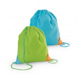 Rucsac cu snur non-woven si colturi triunghiulare colorate