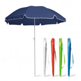 Umbrela de plaja pliabila, umbrela soare, husa, manar transport, 140 cm, albastra
