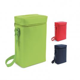 Geanta termoizolanta cu maner reglabil, 3l 2 x 1.5l , rosu, albastru