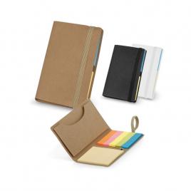 Notepad de sticky notes colorat cu 6 seturi, compartiment carduri