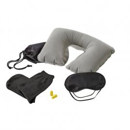 Set de calatorie, perna gat, masca ochi, dopuri urechi, sosete