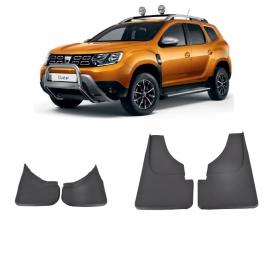 Set Aparatori Noroi Fata+Spate cu sistem de fixare Dacia Duster 2009-2018