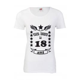 Tricou dama personalizat mesaj majorat 