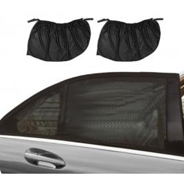 Set 2 x parasolar auto pentru geamuri laterale, universal, negru