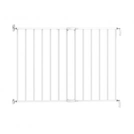 Poarta de siguranta extensibila noma 62–102 cm metal alb n93361