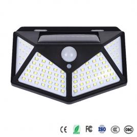 Lampa solara 20W 800lm 100SMD cu senzor