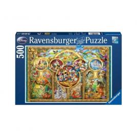 Puzzle familia disney ravensburger 500 piese