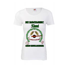 Tricou personalizat dama Fruit of the loom nu imbatranesc 52 alb XL