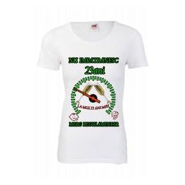 Tricou personalizat dama Fruit of the loom nu imbatranesc 23 alb M