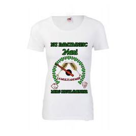 Tricou personalizat dama Fruit of the loom nu imbatranesc 24 alb S