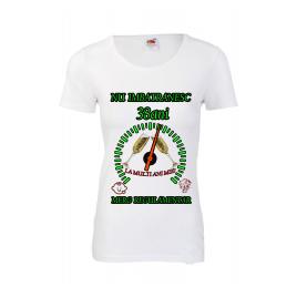 Tricou personalizat dama Fruit of the loom nu imbatranesc 38 alb M