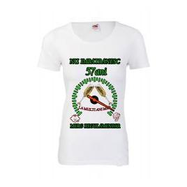 Tricou personalizat dama Fruit of the loom nu imbatranesc 57 alb L