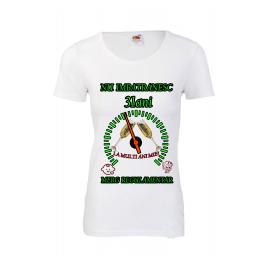 Tricou personalizat dama Fruit of the loom nu imbatranesc 31 alb M